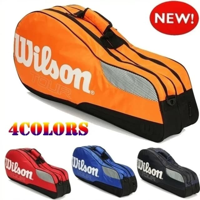 Wilson grande capacité en plein air étanche Badminton raquette de Tennis sac de Golf mettre des baskets équipement de sport sac de sport à bandoulière