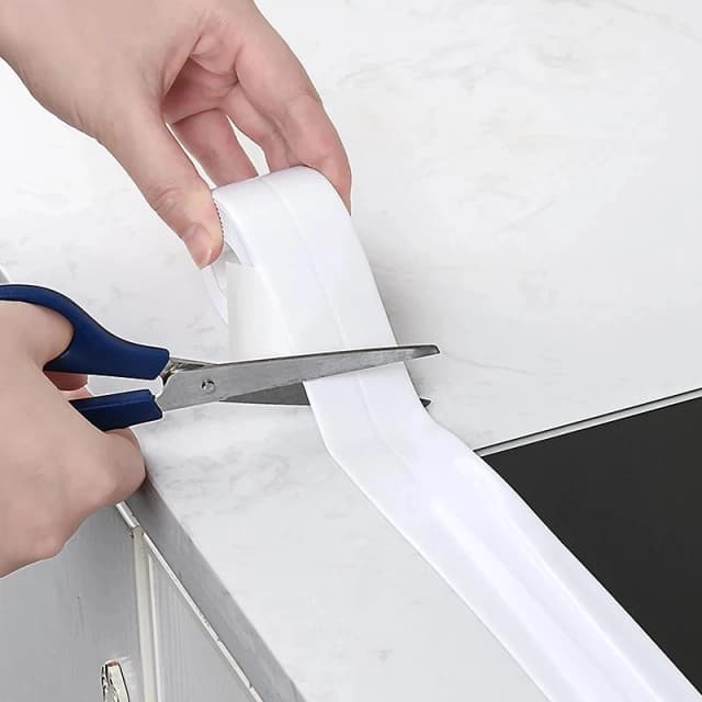 Ruban adhésif en PVC imperméable, colle murale, joint de bord d'évier, bande de calfeutrage résistante à la moisissure, cuisine salle de bains, baignoire de douche