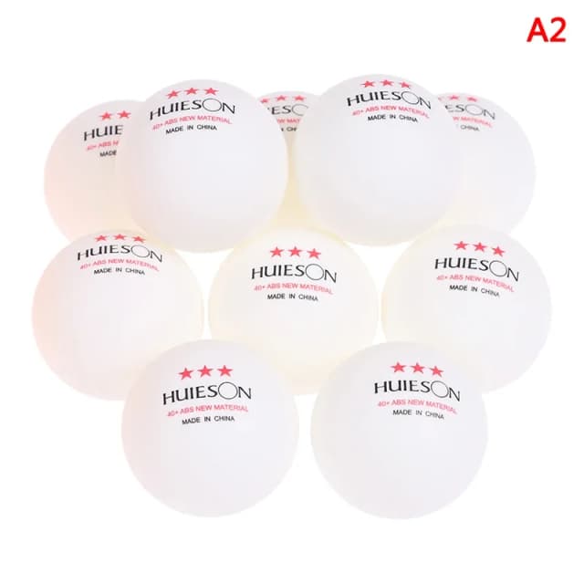 Nouveau Huieson 3 étoiles balles de Ping-Pong ABS + matériel balles de Tennis de Table professionnelles TTF Standard Tennis de Table pour compétition 20 pièces