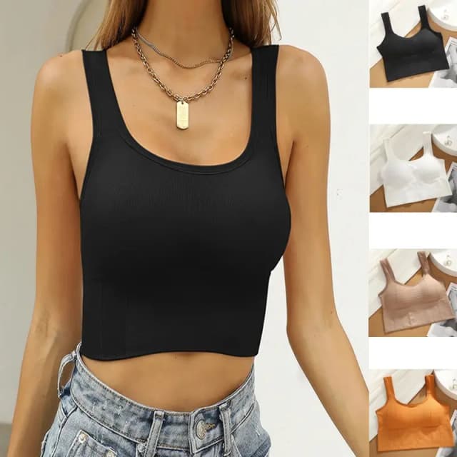 Soutien-gorge de sport respirant anti-transpiration pour femme, haut de fitness, soutien-gorge de yoga sans couture, haut court antichoc, soutien-gorge push-up, haut d'entraînement de gym