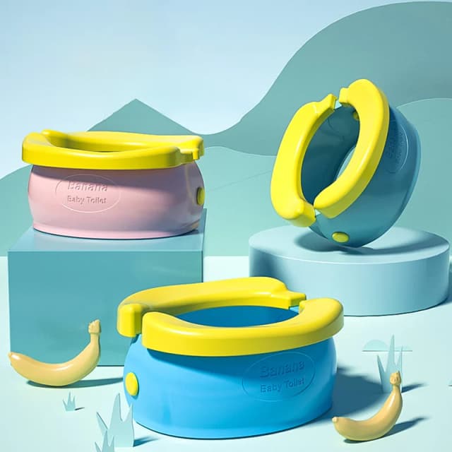 Pot de Toilette Pliable Portable pour Bébé, Urinoir de Voyage, Siège d'Entraînement pour Enfant