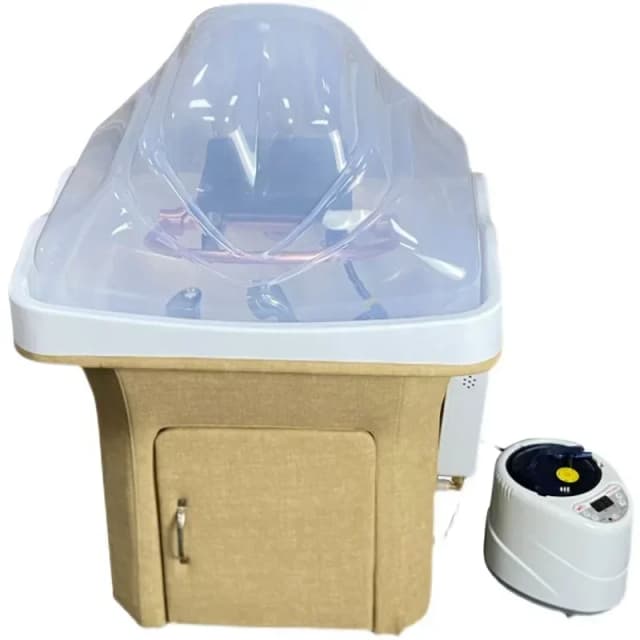 Compteur d'eau portable avec shampoing, machine de fumigation, style japonais Chaise de shampoing spéciale pour salon de beauté, coiffure