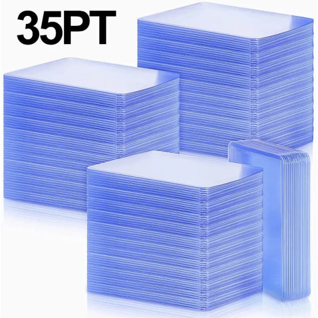 35PT couvercle supérieur chargeur clair protection porte-carte à collectionner en plastique dur porte-cartes pour carte de Baseball cartes de sport