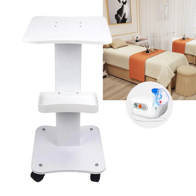 Support de chariot de table de salon d'équipement de beauté, chariot roulant de beauté, support de roue, charge maximale de 40 1948, rotation à 360 °, spa