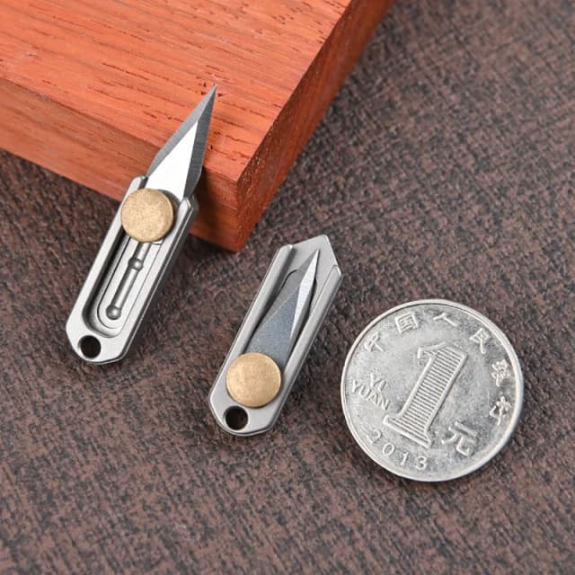 Couteau utilitaire rétractable, Portable, petite taille de poche, couteau d'art pour étudiant, déballage Express, découpe de papier de bureau