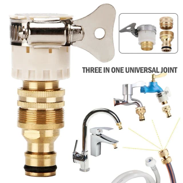 Adaptateurs de robinet de tuyau universels 15-23mm, connecteur de robinet de jardin, raccord de tuyau d'eau, adaptateur de robinet, outils d'arrosage de jardin