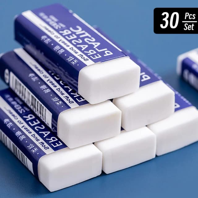 1/10/30 pièces 2B gomme propre et sans désordre étudiant examen bureau croquis gomme souple pour enfants fournitures de Correction crayon en caoutchouc