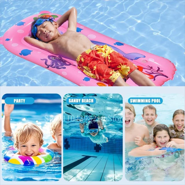 Siège flottant de piscine gonflable, anneau de natation, hamac d'eau, cercle de natation, équipement de Tube de jeu d'eau, avec 1 pompe à Air manuelle