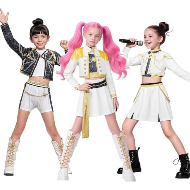 K-pop chasseurs de démons Zoey Rumi Mira déguisement robe idole virtuelle film Cosplay pour filles Halloween carnaval Costume