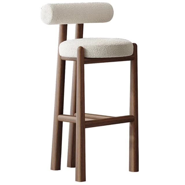 Dossier moderne chaise De Bar tabourets en bois pour cuisine chaise De Bar nordique fauteuils comptoir intérieur Taburete De Bar meubles De Bar