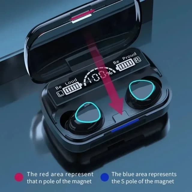 Écouteurs antibruit sans fil d'origine M10-écouteurs Bluetooth avec micro, son stéréo et haut-parleur de joueur pour le sport