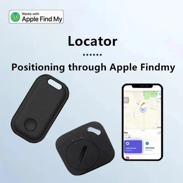 Mini localisateur GPS intelligent, fonctionne avec Apple Find My Andrea For Apple iPhone Replacement Key Wallet Bagages Pet Finder