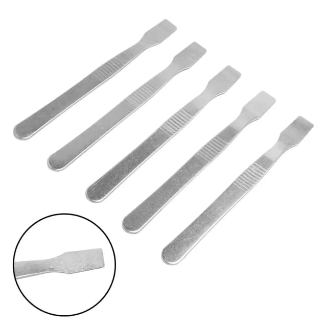 2-4 pièces Spudgers en métal pour réparation de téléphones, 120x11mm, en acier inoxydable, pour pâte à souder et démontage électronique