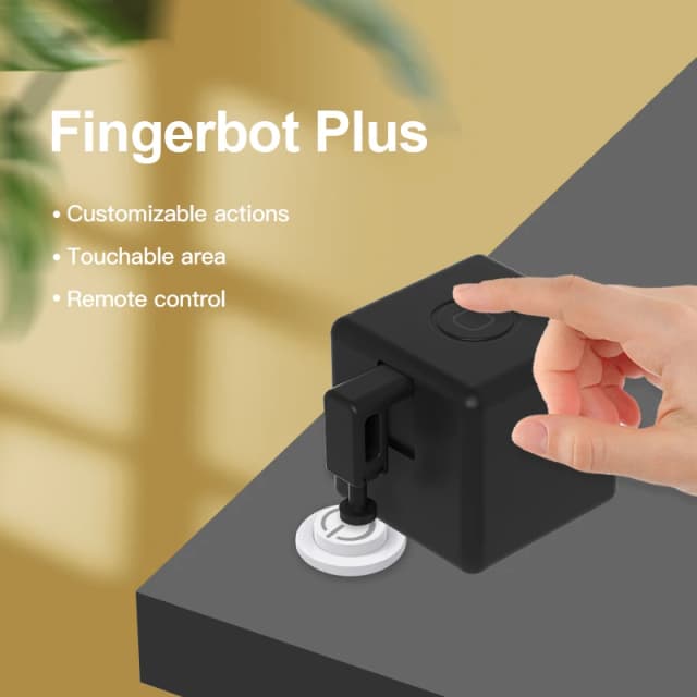 Tuya Zigbee Smart Fingerbot Switch Bot Remoter, bouton robot pour rideaux de garage, fonctionne avec Alexa Google Home Assistant vocal