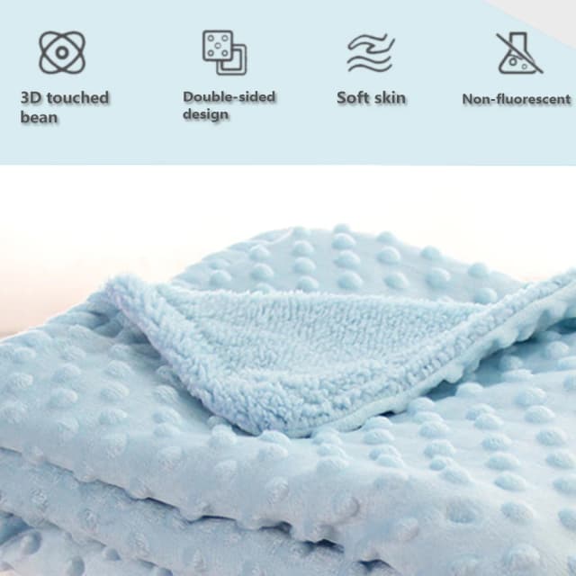 Couverture et emmaillotage pour bébé, couverture polaire douce thermique pour nouveau-né, ensemble de literie d'hiver solide, couette en coton, literie pour bébé